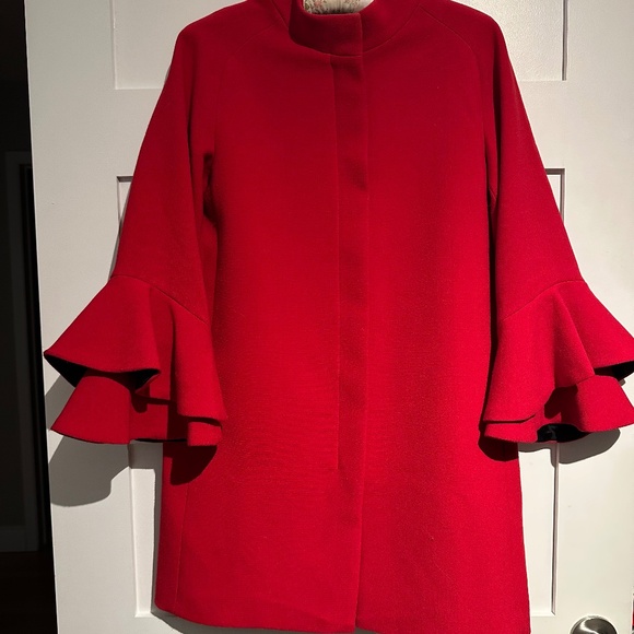 Ellabee red fall/winter coat size small - Picture 7 of 7